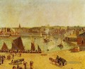 le port intérieur dieppe 1902 Camille Pissarro